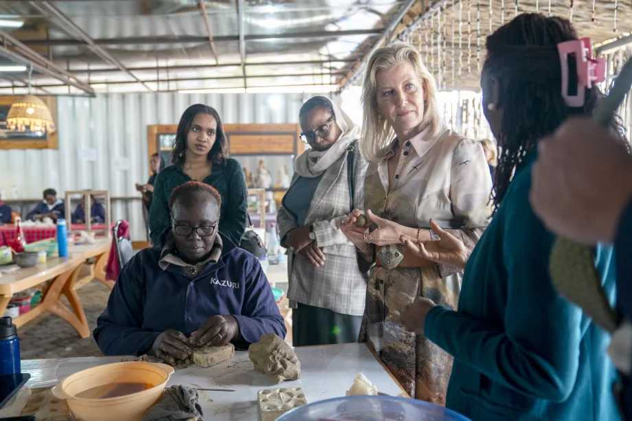 The Duchess of Edinburgh visits Kenya