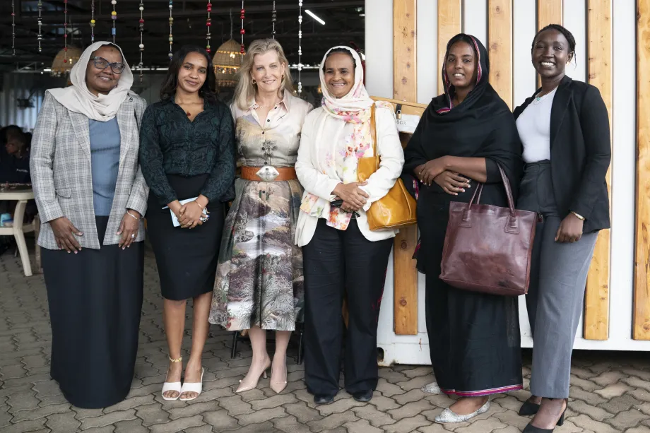 The Duchess of Edinburgh in Kenya