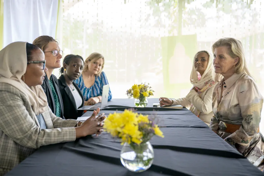 The Duchess of Edinburgh in Kenya