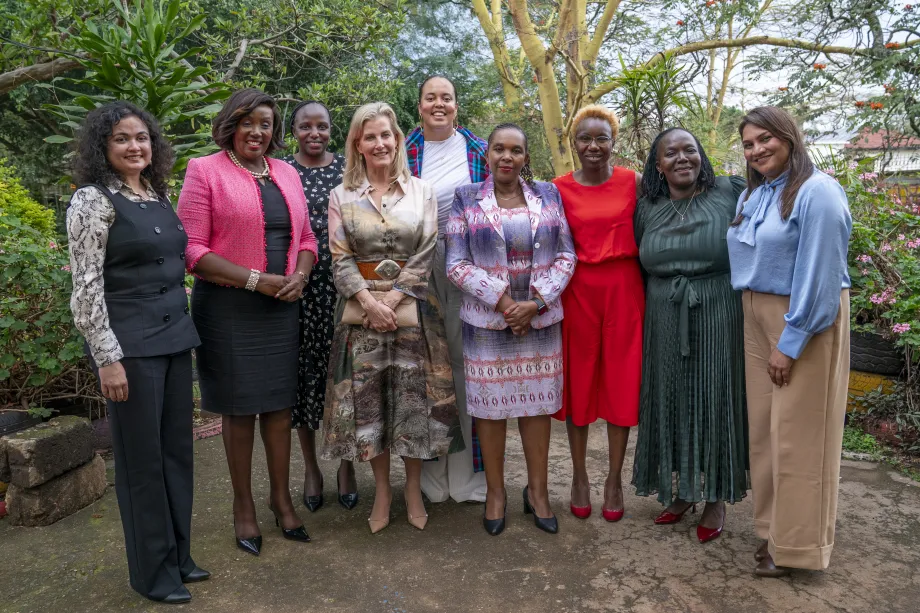 The Duchess of Edinburgh in Kenya