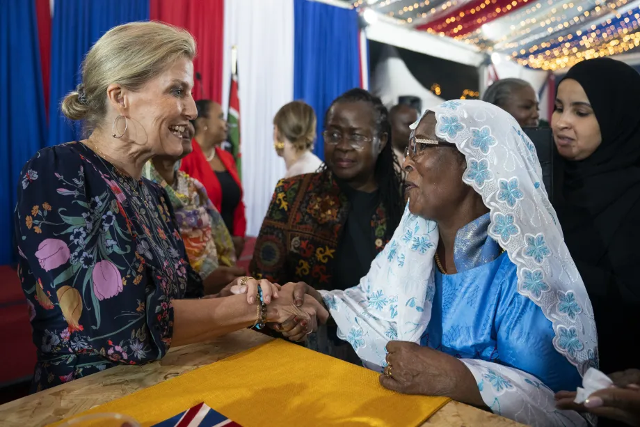 The Duchess of Edinburgh in Kenya