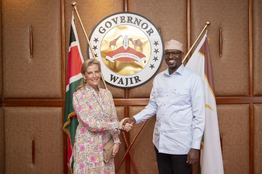 The Duchess of Edinburgh in Kenya