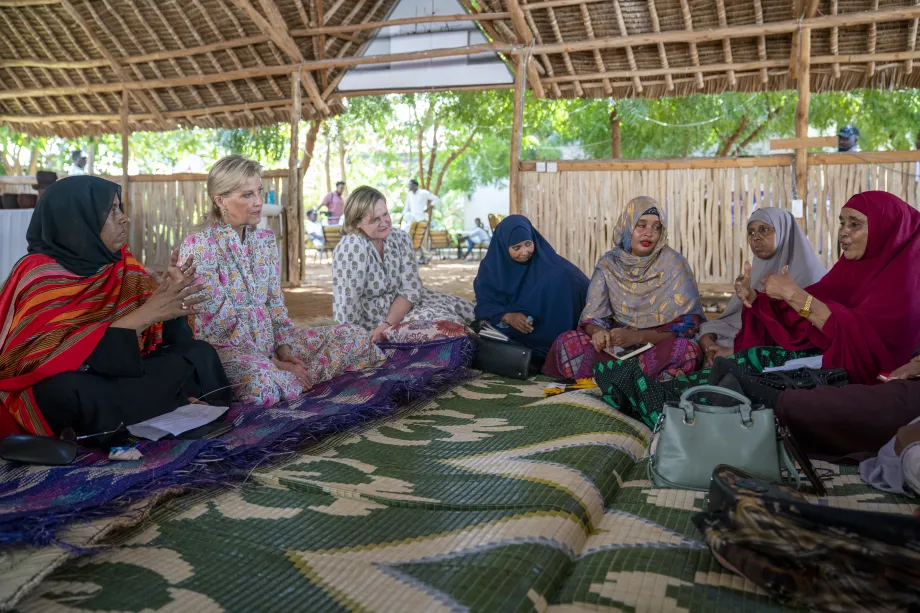 The Duchess of Edinburgh in Kenya