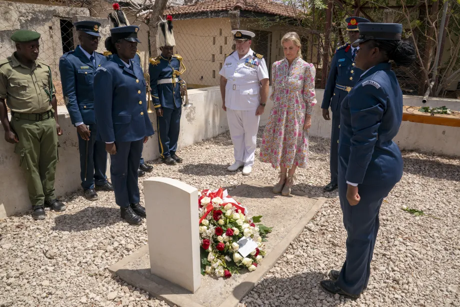 The Duchess of Edinburgh in Kenya