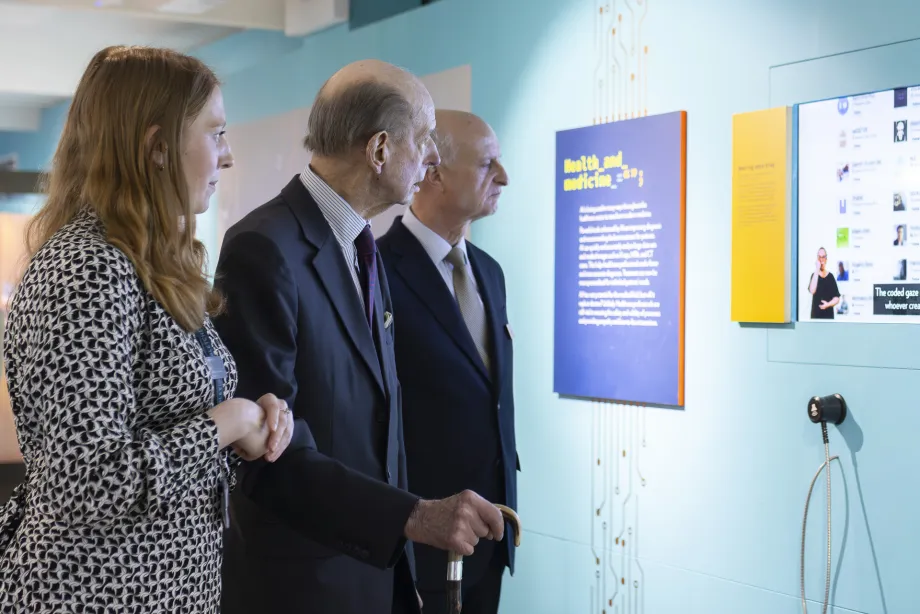 The Duke of Kent visits Bletchley Park