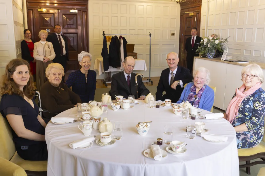 The Duke of Kent visits Bletchley Park