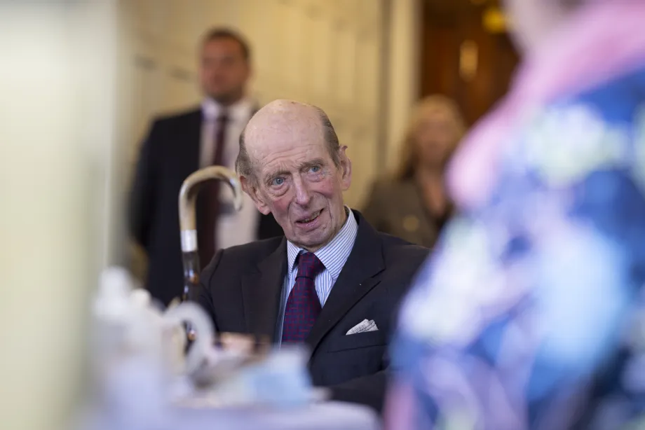The Duke of Kent visits Bletchley Park