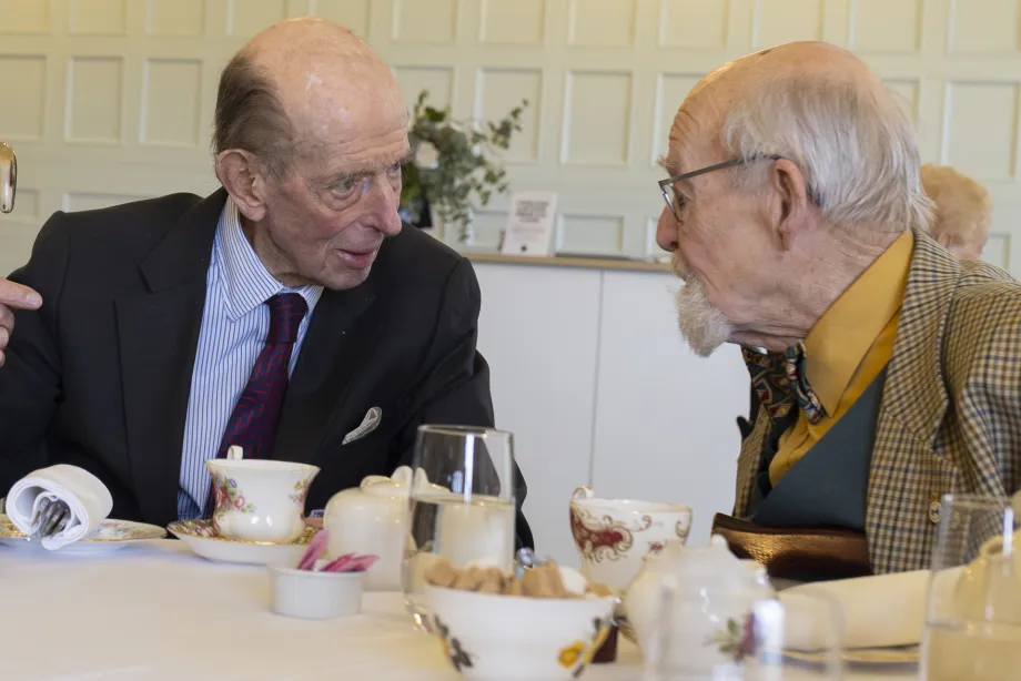 The Duke of Kent visits Bletchley Park