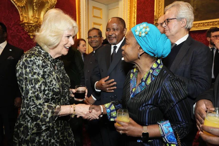The Queen attends a Commonwealth reception
