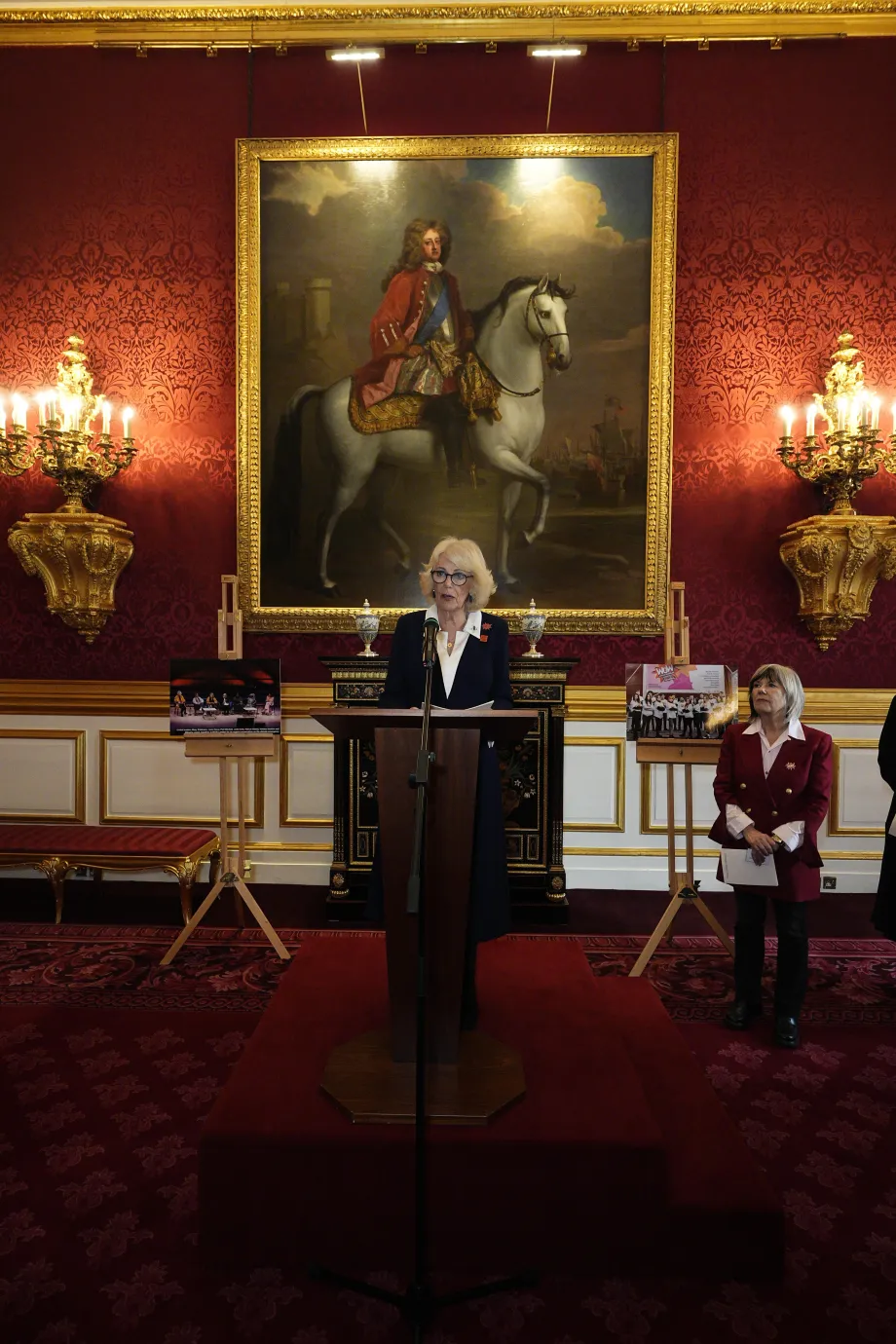 The Queen at a WOW Reception