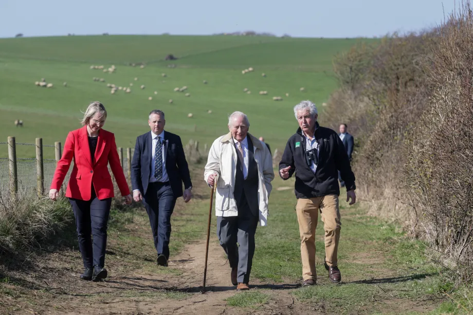 The King in East Sussex