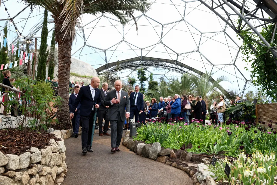 The King at the Eden Project