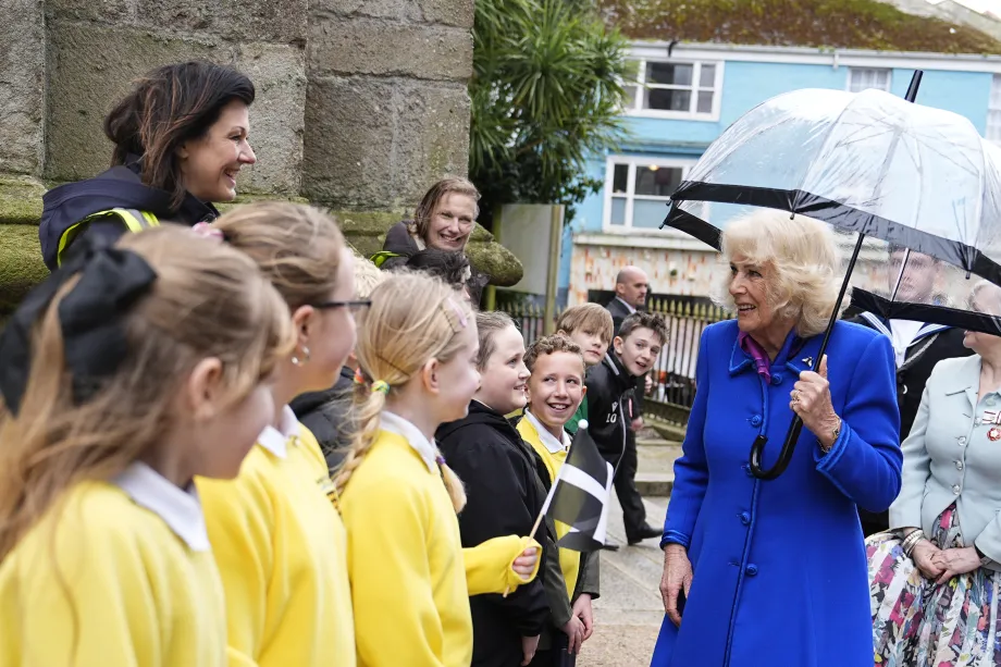 The Queen in Cornwall