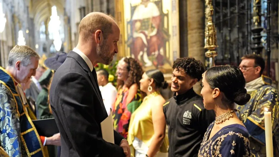 The Prince of Wales attends the Commonwealth Day Service of Celebration at Westminster Abbey