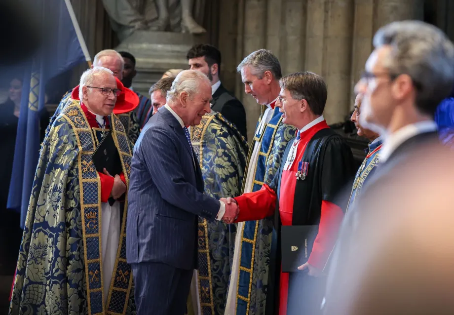 The King attends the Commonwealth Day Service of Celebration at Westminster Abbey