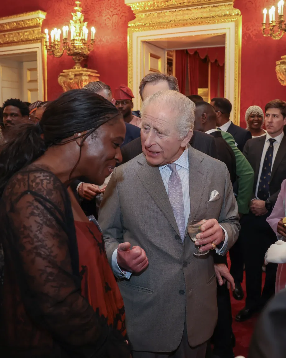 The King hosts a reception for the Nigerian diaspora in the UK