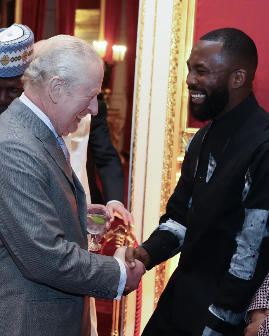 The King hosts a reception for the Nigerian diaspora in the UK