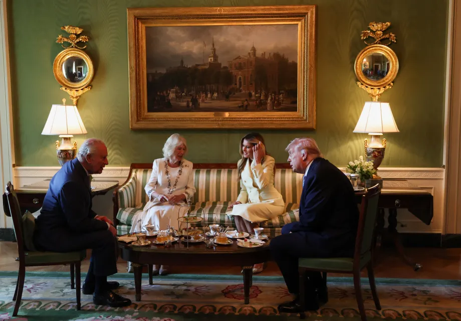 The King and Queen visit the White House