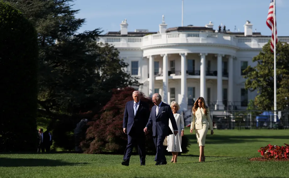 The King and Queen visit the White House