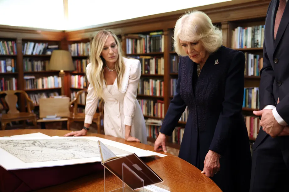 The Queen at the New York Public Library