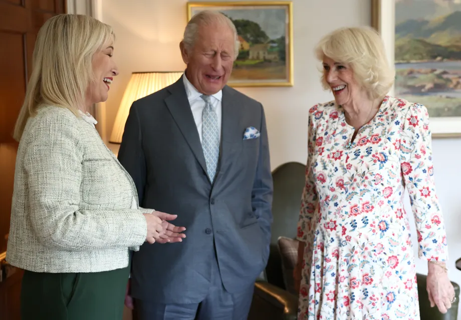 The King and Queen in Northern Ireland