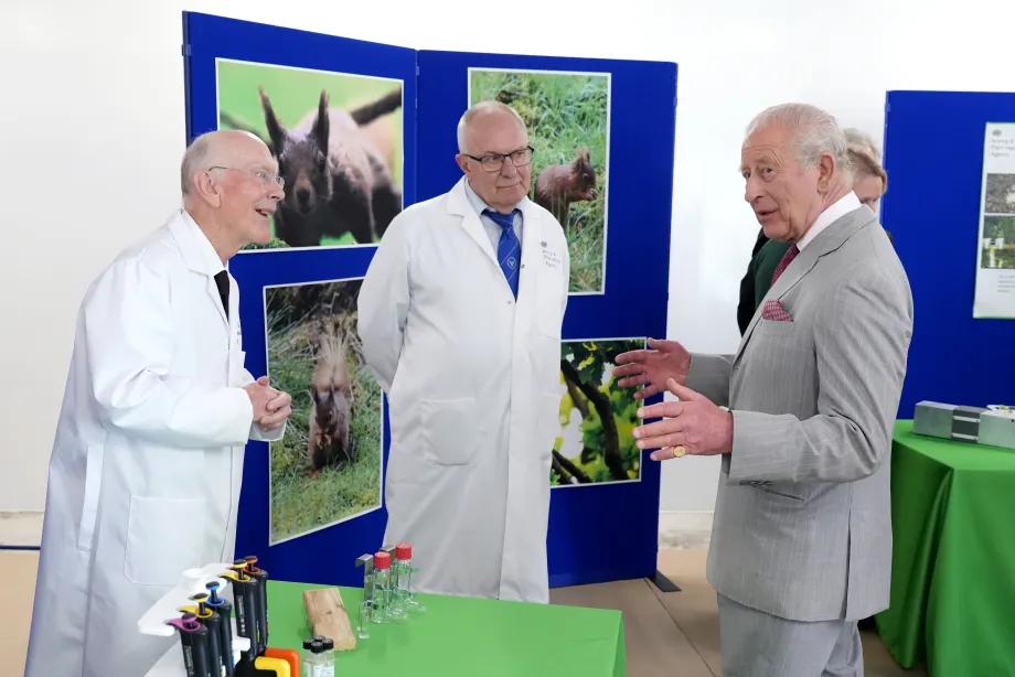 The King visits North Yorkshire