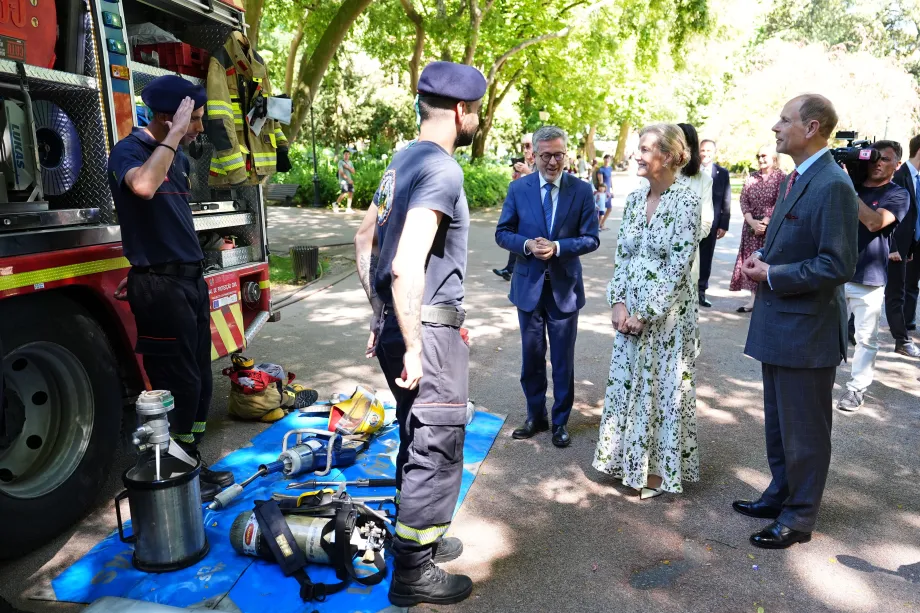 The Duke and Duchess of Edinburgh in Portugal