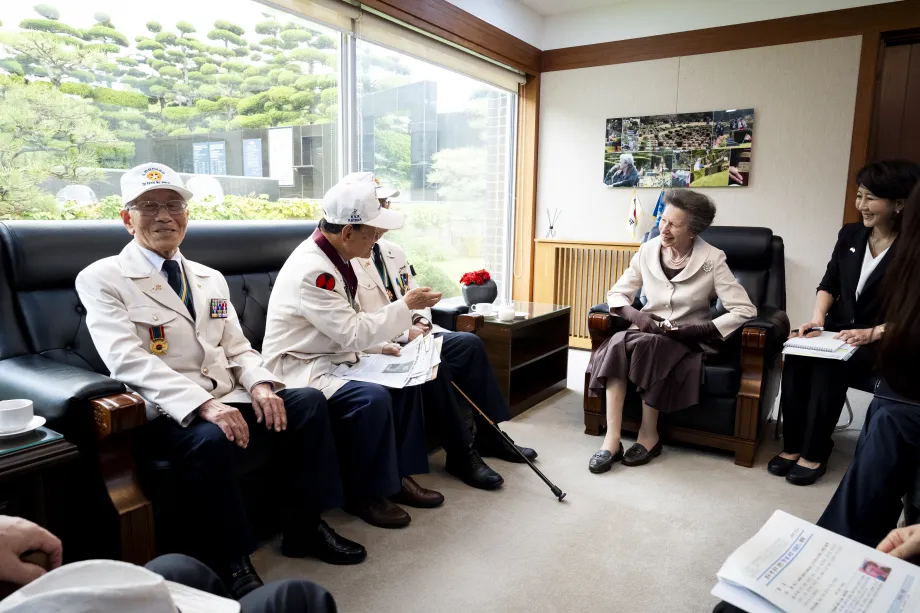 The Princess Royal in South Korea