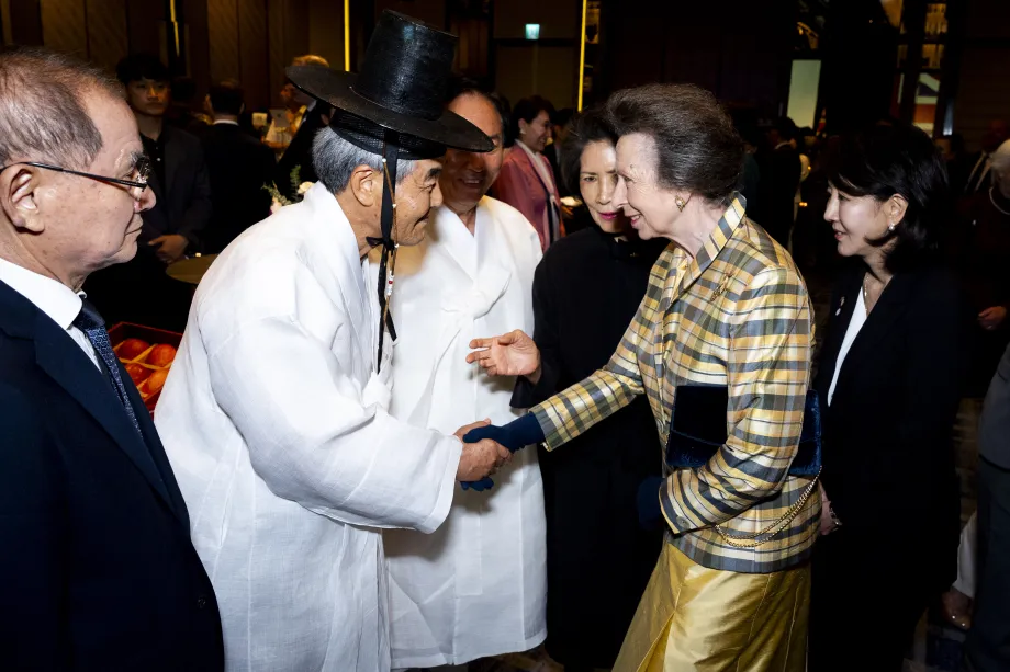 The Princess Royal in South Korea