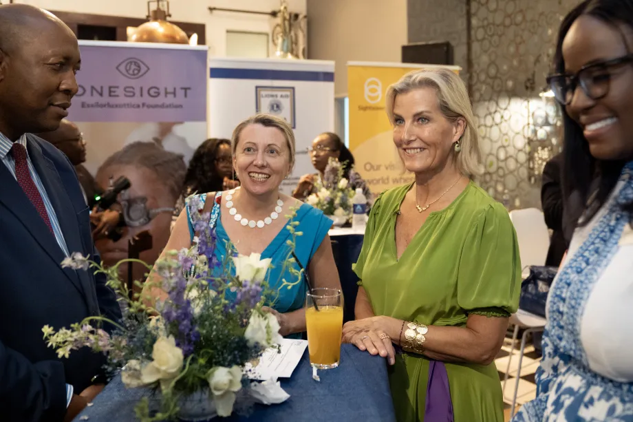 The Duchess of Edinburgh in Zambia