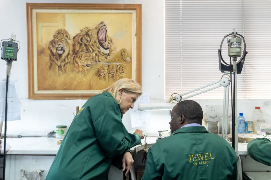The Duchess of Edinburgh in Zambia
