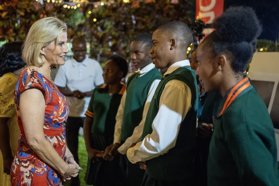 The Duchess of Edinburgh in Zambia
