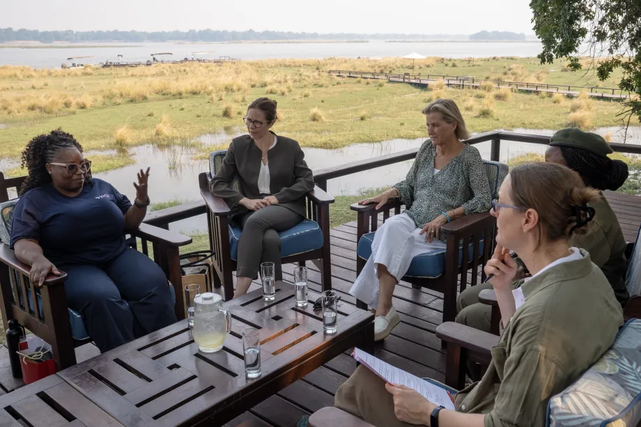 The Duchess takes part in a Women in Wildlife roundtable