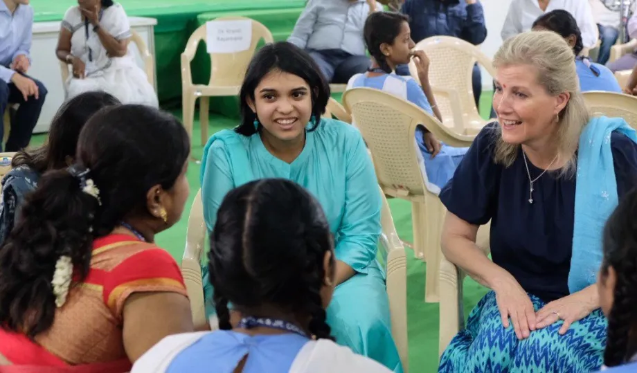 The Countess of Wessex in India 