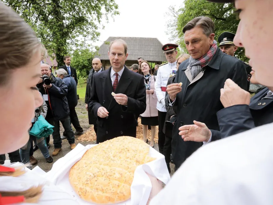 The Earl of Wessex in Slovenia