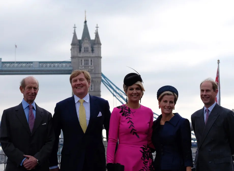 The Netherlands State Visit on HMS Belfast