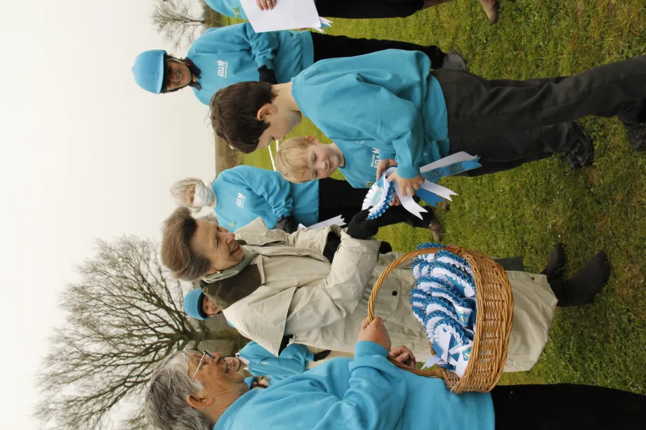 The Princess Royal at the Riding for the Disabled