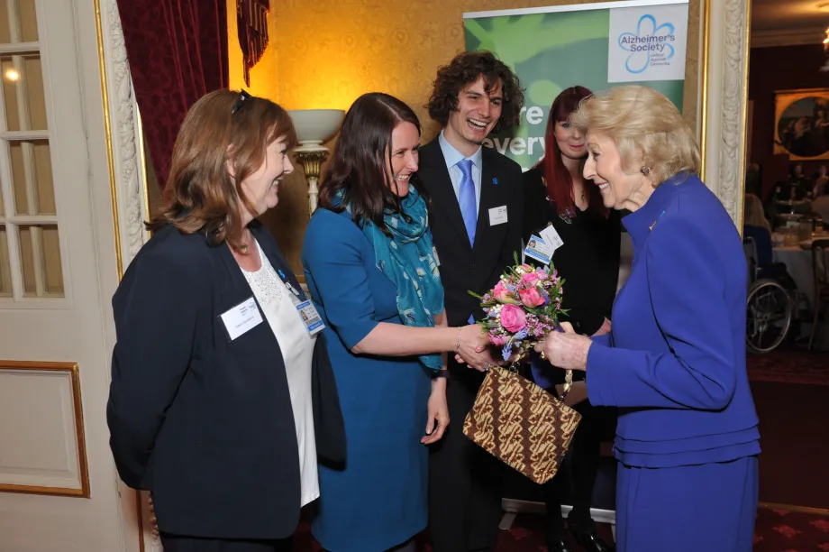Princess Alexandra presents awards at the Alzheimers awards at St James Palace