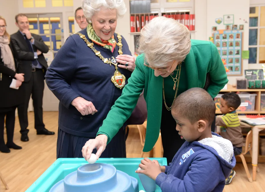 The Duchess meets a student