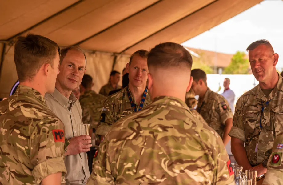 The Earl of Wessex visits BATUK