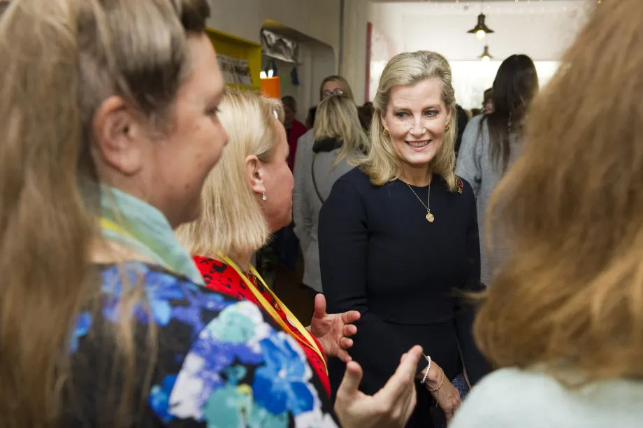 The Countess of Wessex visits the Lighthouse in Woking