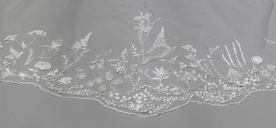 Detail of the Wedding Veil of The Duchess of Sussex