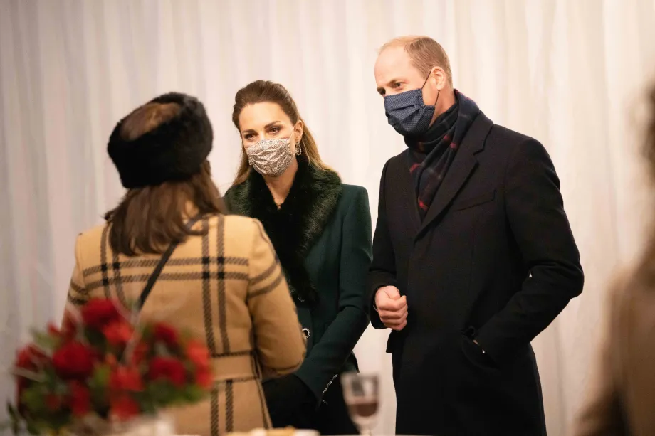 The Duke and Duchess of Cambridge thank Key Workers, at Windsor Castle.