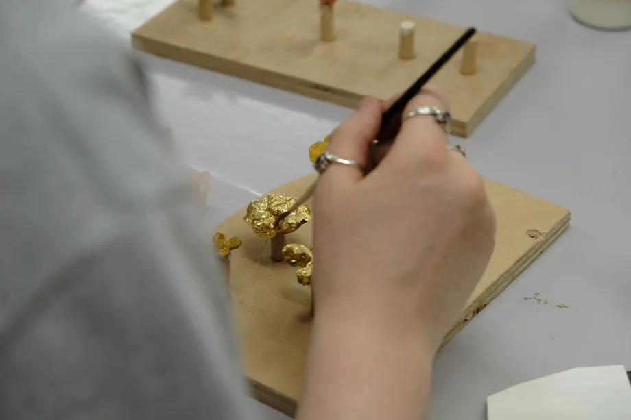 Inside the arts and crafts workshop of Buckingham Palace