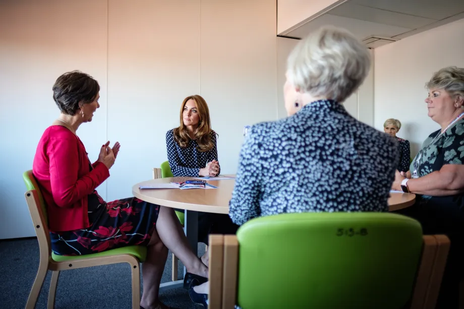 The Duchess of Cambridge visits the Family Nurse Partnership 