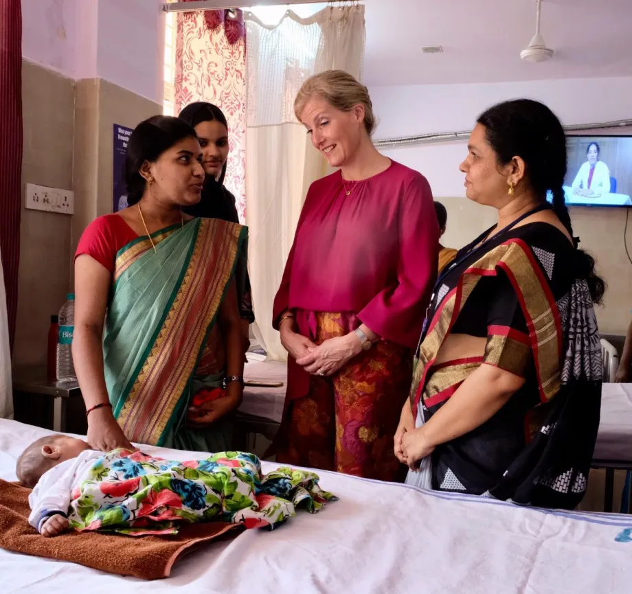 The Countess of Wessex in India 