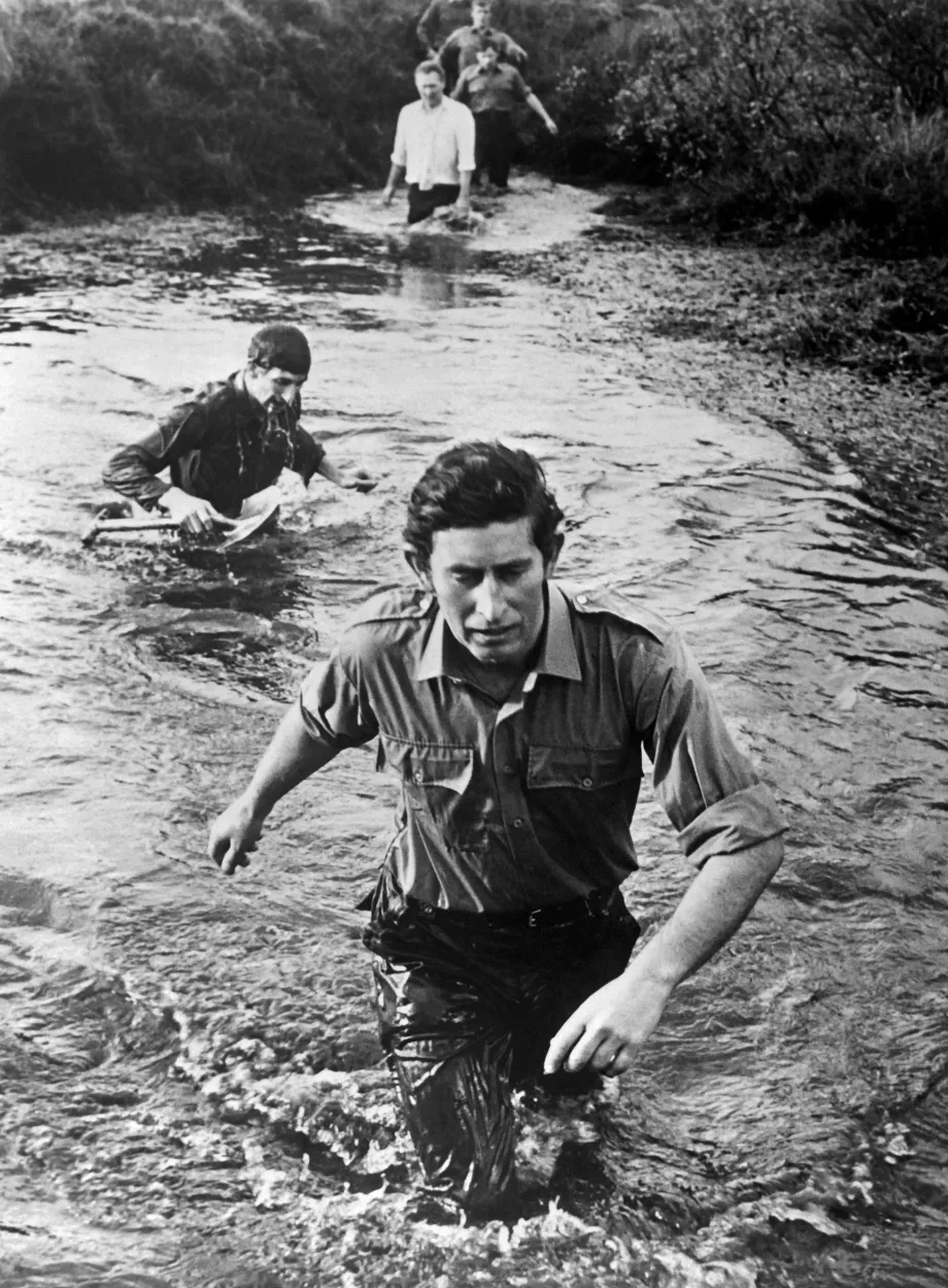 The King trains with Royal Marines at Lympstone