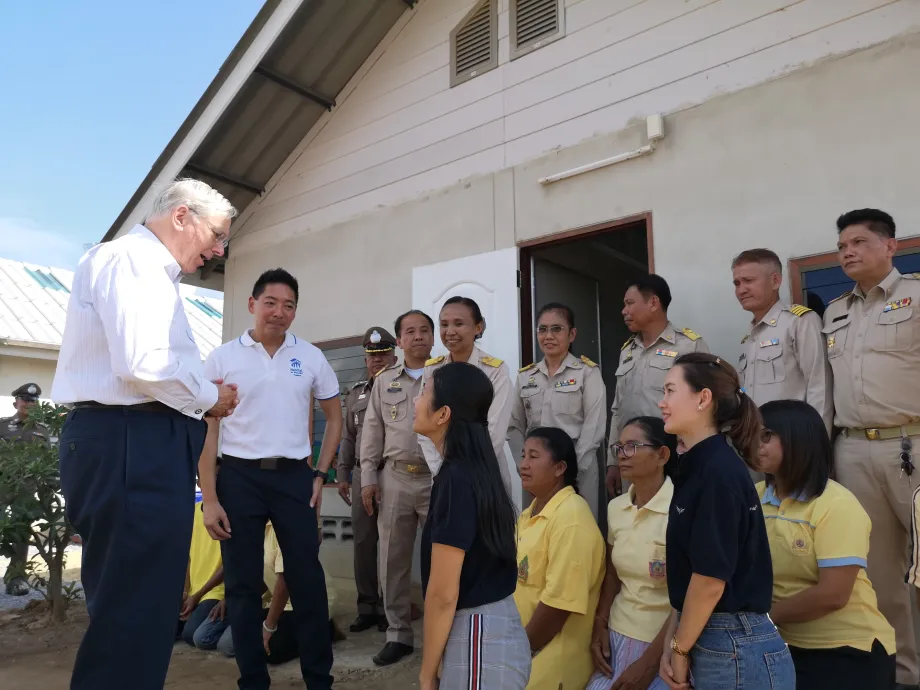 The Duke of Gloucester in Thailand 