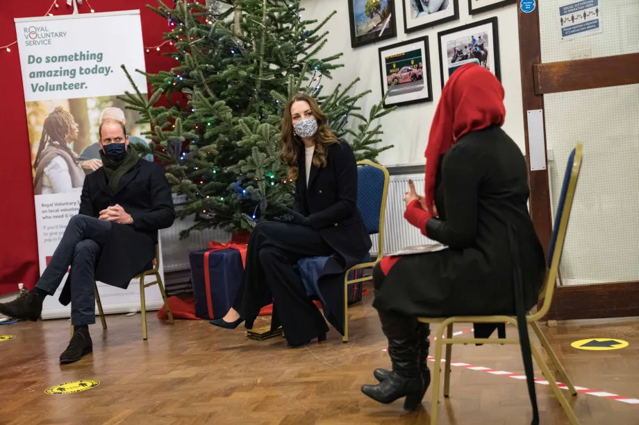 The Duke and Duchess of Cambridge visit Batley Community Centre.