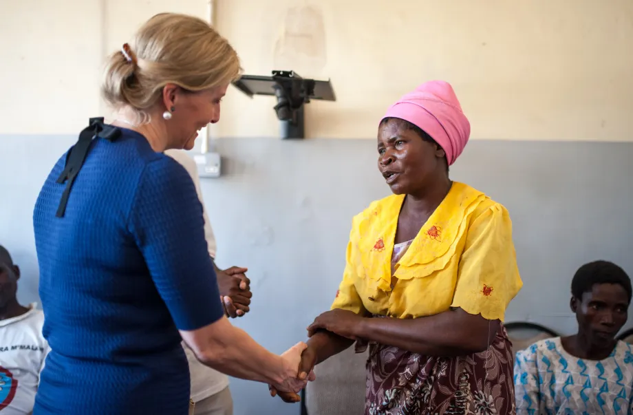 The Countess of Wessex visits Malawi to help eliminate avoidable blindness